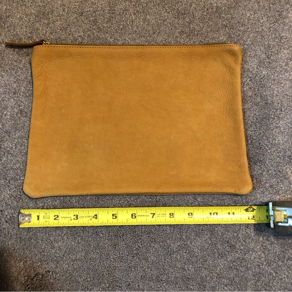 Clare Vivier Clutch in Camel